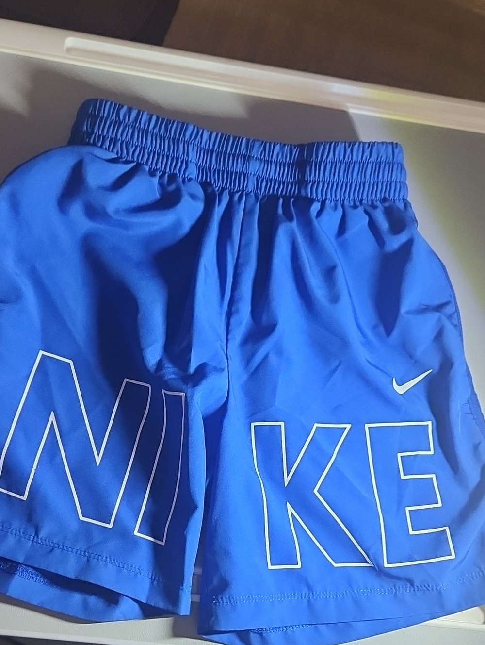 Nike Royal Blue Athletic Shorts with Bold Logo